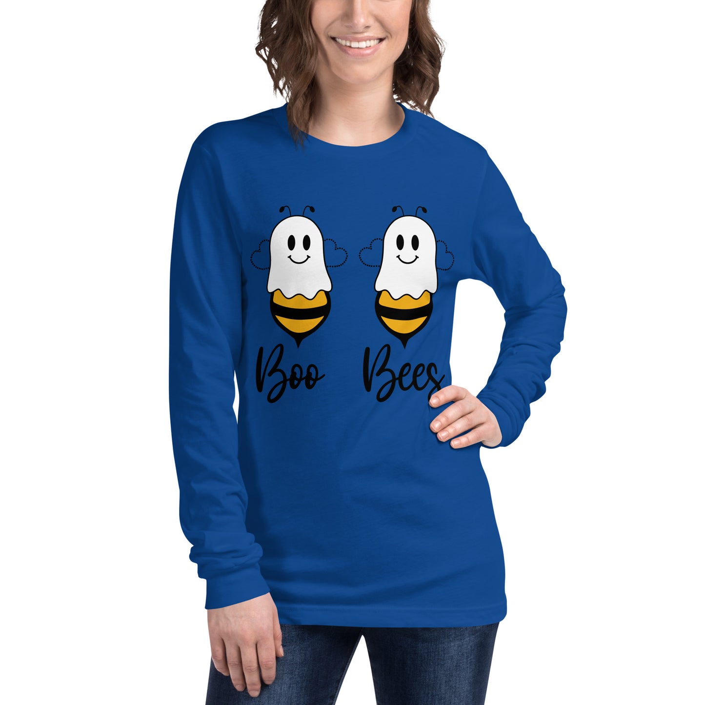 Boo Bees | Halloween | Unisex Long Sleeve Tee
