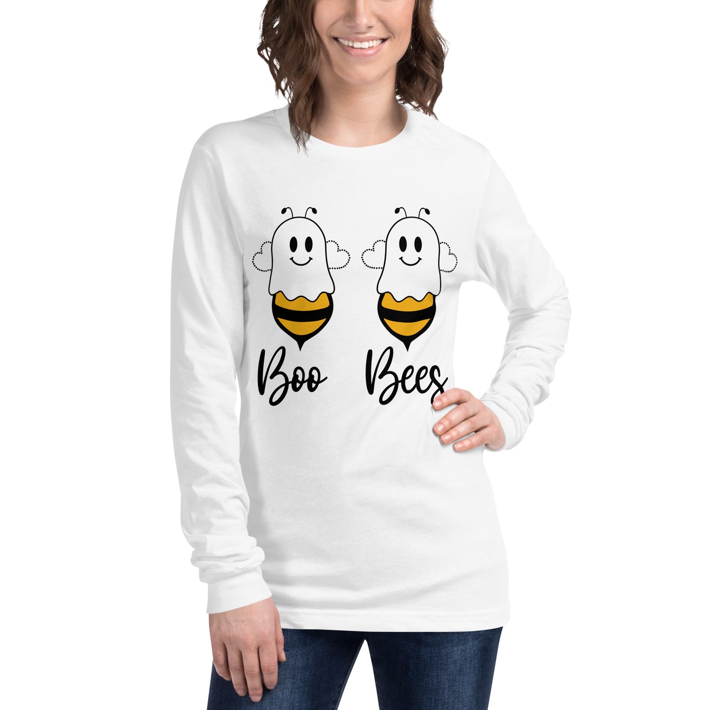 Boo Bees | Halloween | Unisex Long Sleeve Tee