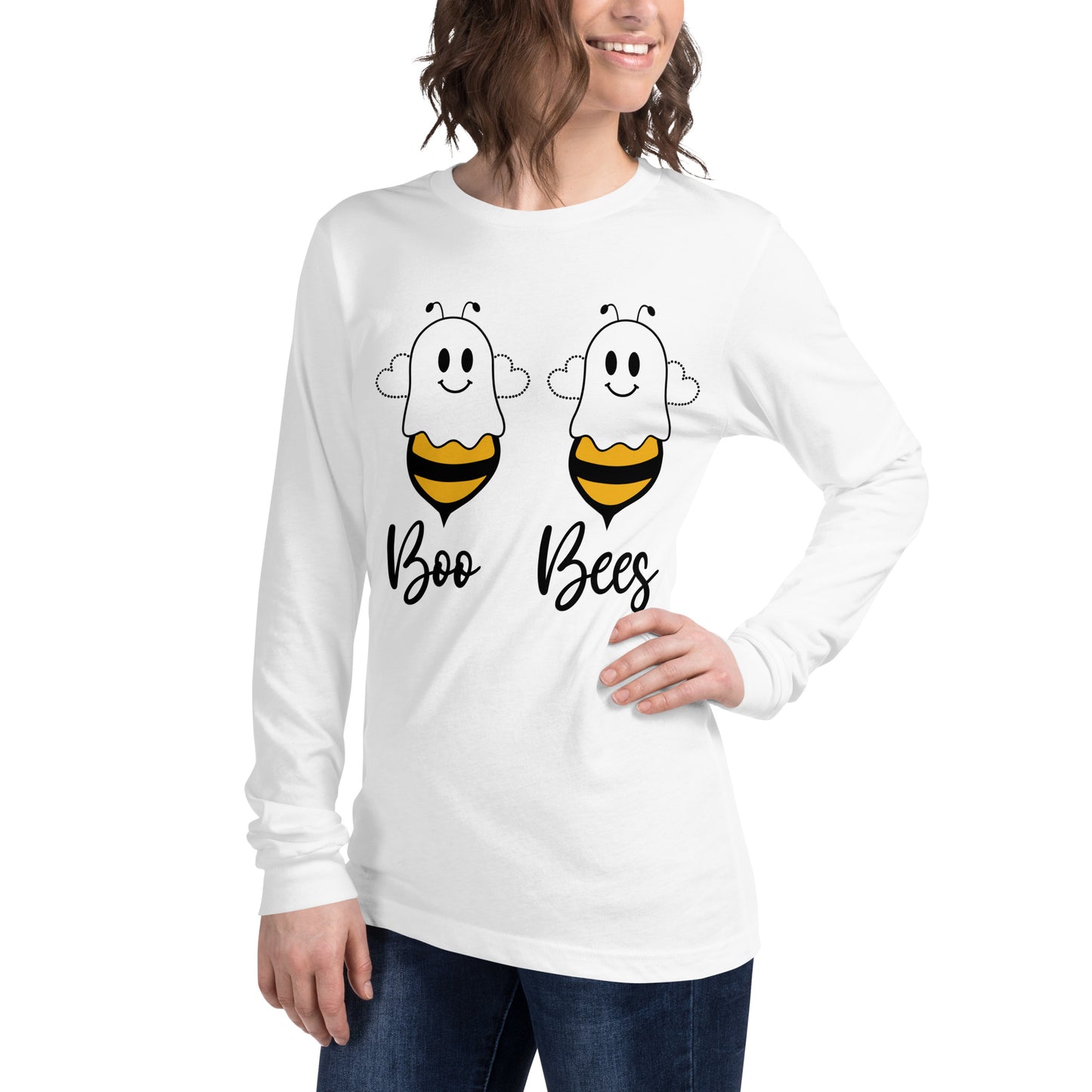 Boo Bees | Halloween | Unisex Long Sleeve Tee
