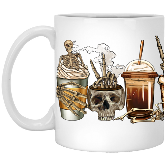 Spooky Coffee & Skulls | 11 & 15oz Size Options