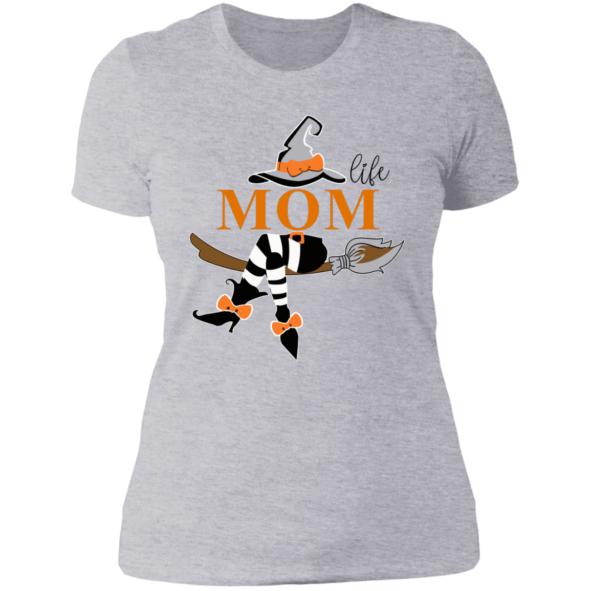 Mom Life | Witches Legs | Ladies' Boyfriend T-Shirt