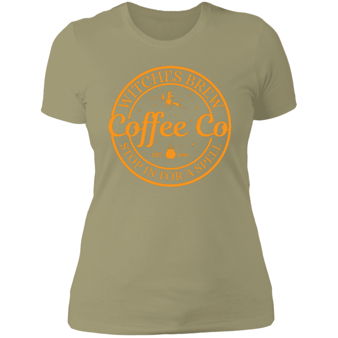 Witches Brew | Coffee Co | Orange | Ladies' Boyfriend T-Shirt