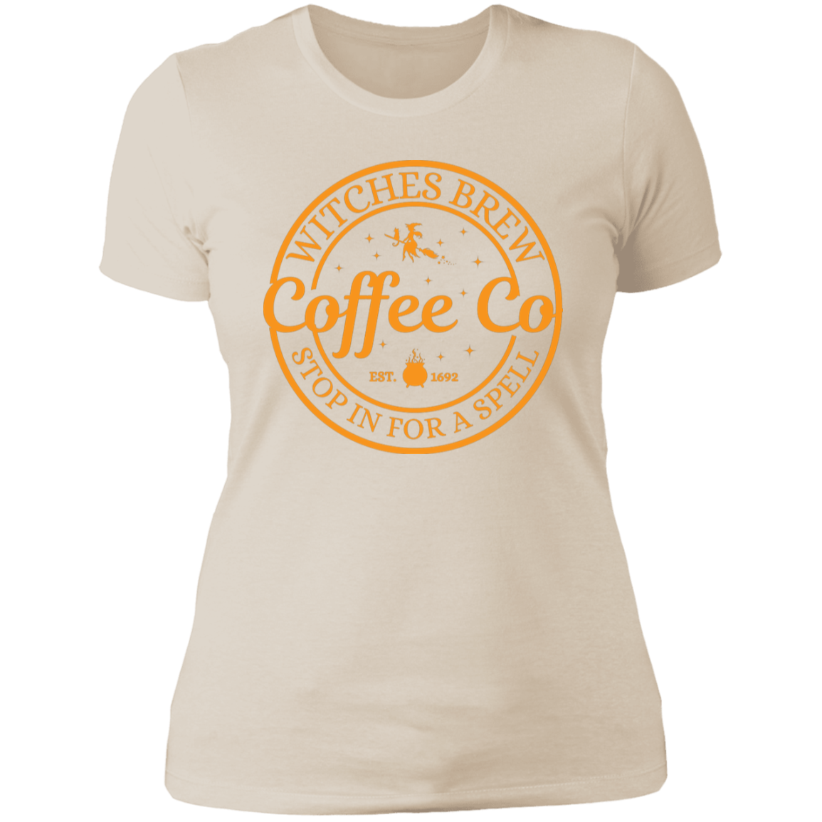 Witches Brew | Coffee Co | Orange | Ladies' Boyfriend T-Shirt