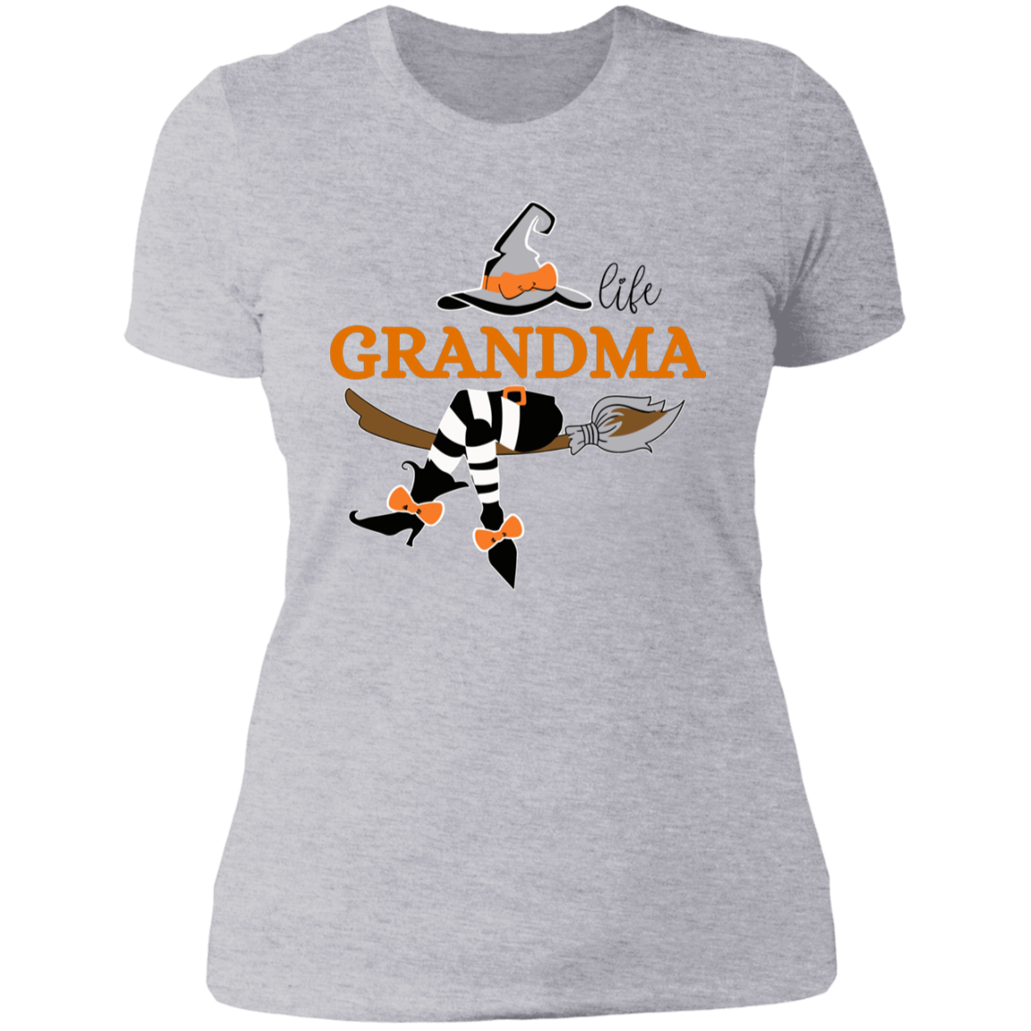 Grandma Life | Witches Hat | Halloween | Ladies' Boyfriend T-Shirt