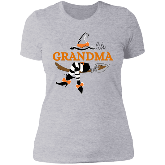 Grandma Life | Witches Hat | Halloween | Ladies' Boyfriend T-Shirt