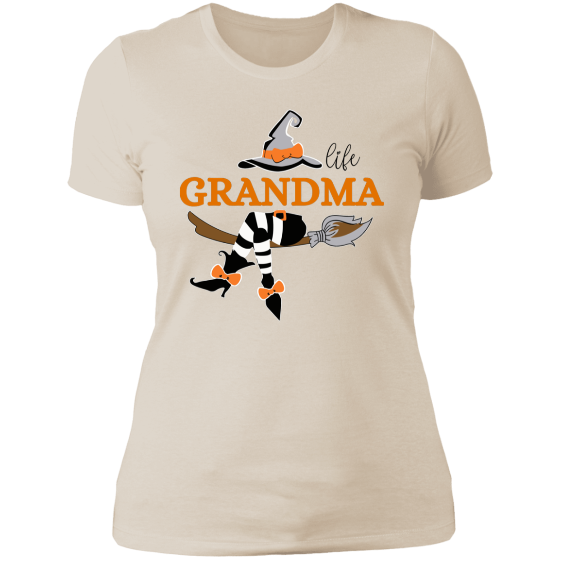 Grandma Life | Witches Hat | Halloween | Ladies' Boyfriend T-Shirt