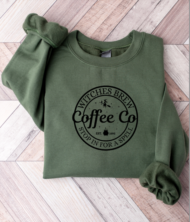 Witches Brew | Coffee Co | Black | Unisex Sweatshirt