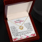 To My Daughter | I Love You Forever And Always | Love Mom | Love Knot Necklace