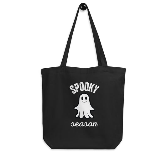 Spooky Season | White Outline | Eco Tote Bag