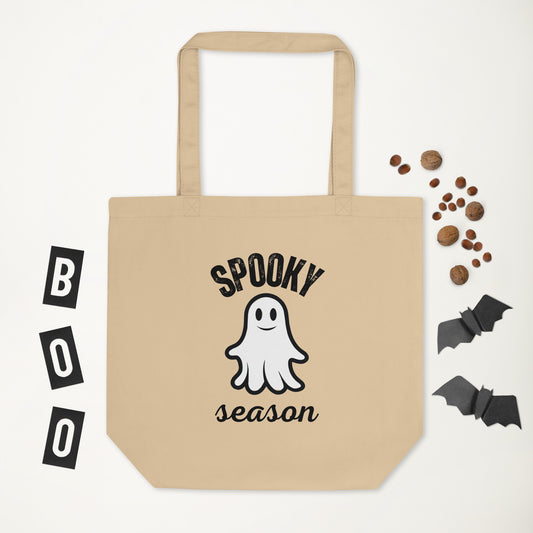 Spooky Season | Black Outline | Eco Tote Bag