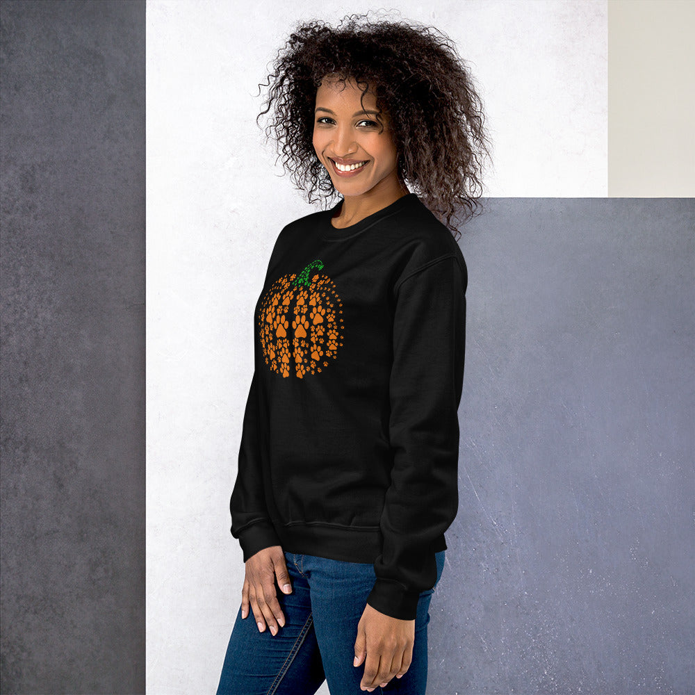 Pumpkin Paw Prints | Dog/Cat | Unisex Sweatshirt