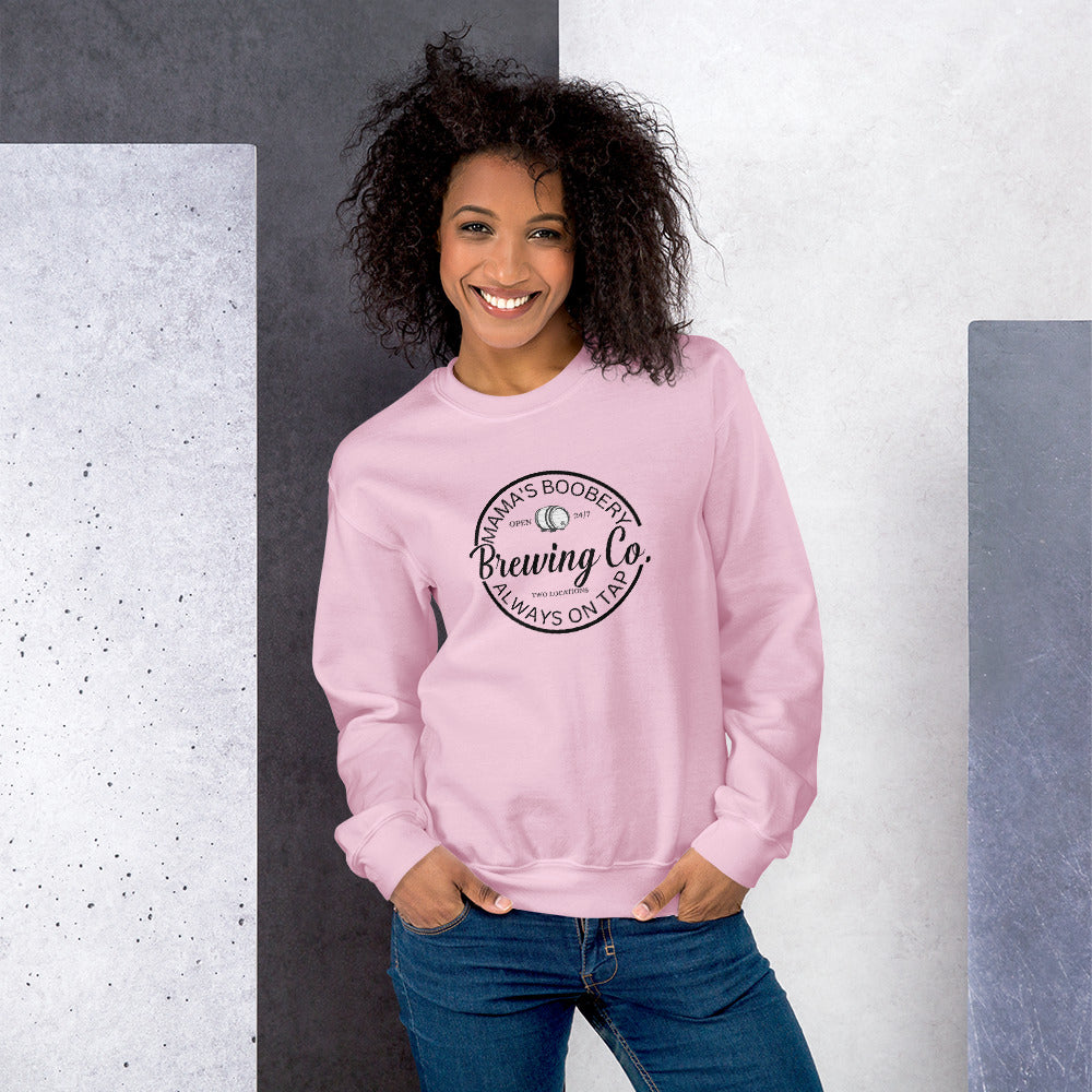 Mamas Boobery | Always on Tap | Variant 1 | Unisex Sweatshirt